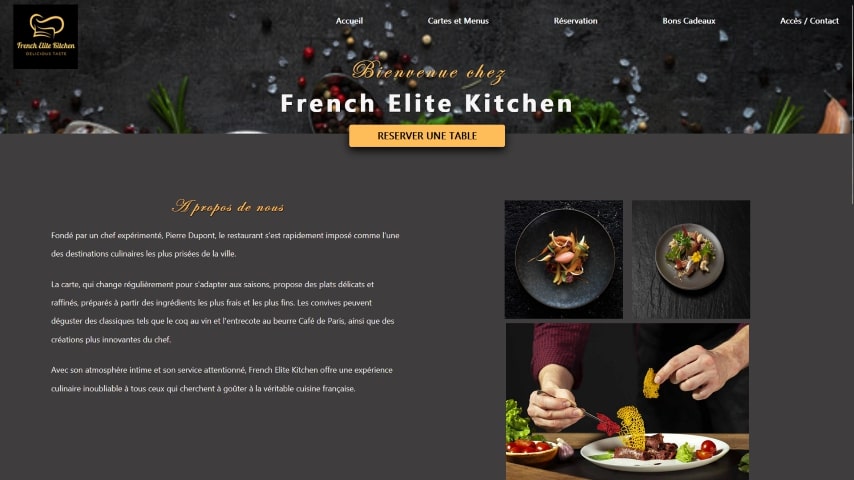 Realisation card french elite kitchen